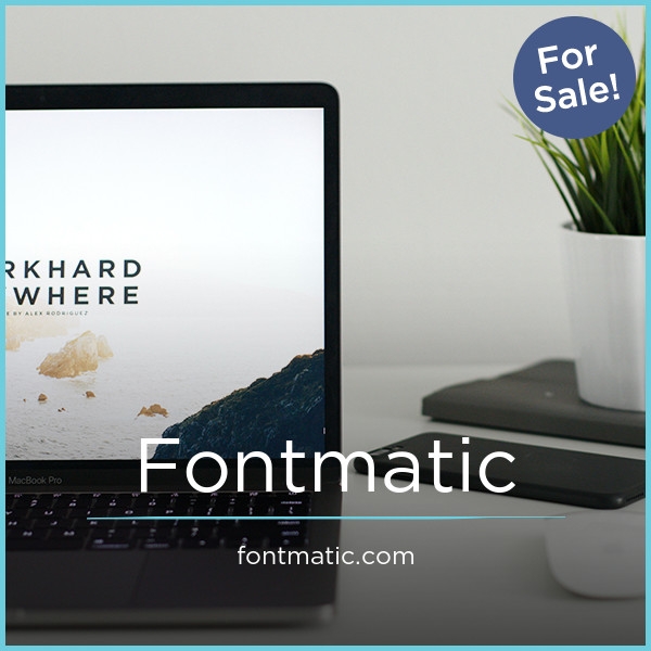 Fontmatic.com is for sale
