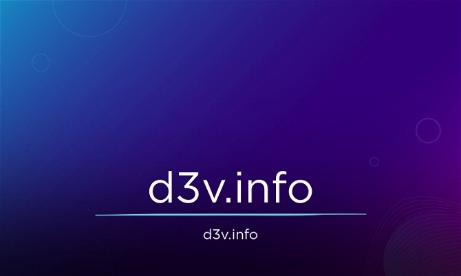 D3v.info
